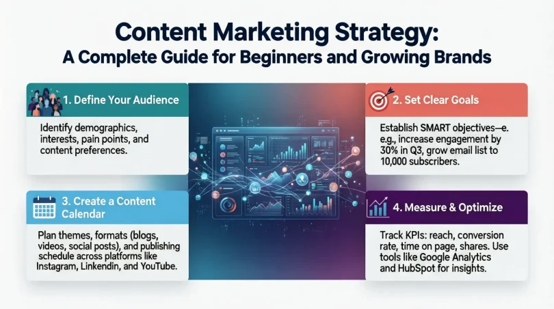 content marketing strategy a complete guide for beginners and growing brands
